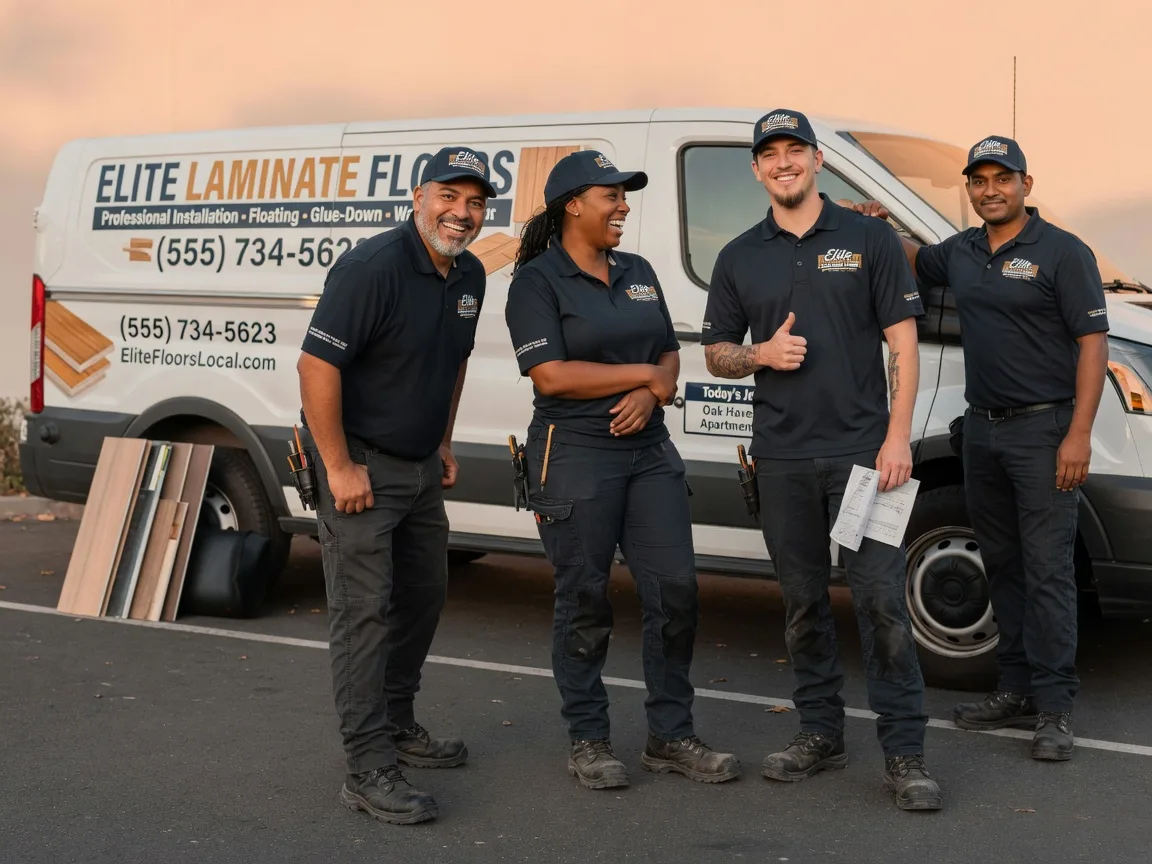 Laminate flooring installation company in Enochs, TX